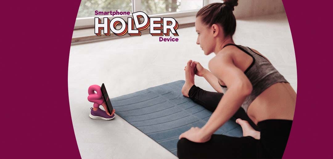 Person doing exercise with Gympass Holder